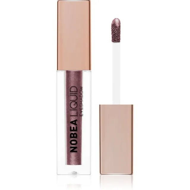 NOBEA Metal Liquid Eyeshadow Vedel lauvärv varjund Sparkling Grape #E07 4 ml