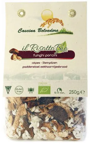 Risoto puravikkudega, ökoloogiline