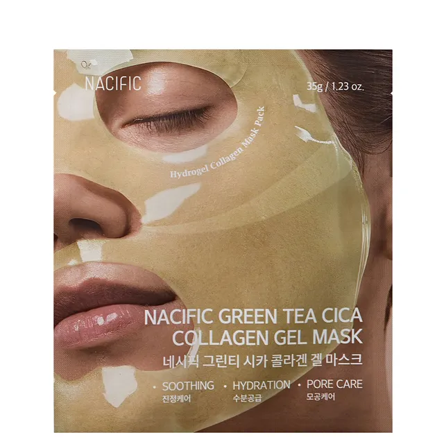 NACIFIC Green Tea Cica Collagen Gel Mask 35g