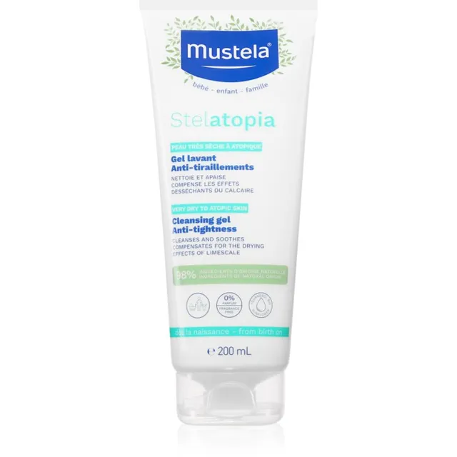 Mustela Bébé Rahustav puhastusgeel atoopilisele nahale 200 ml