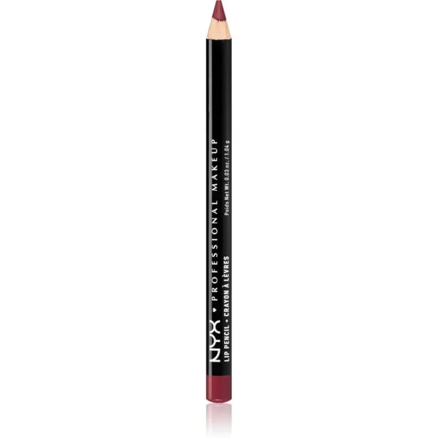 NYX Professional Makeup Slim Lip Pencil Huulepliiats varjund Plush Red 1 g