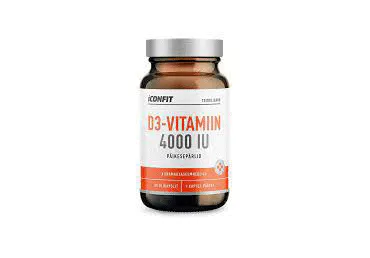 Vit.D3 Päikesepärlid 4000IU,ICONFIT 90tk
