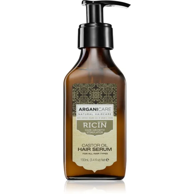 Arganicare Ricin Castor Oil Hair Serum Juukseseerum kõigile juuksetüüpidele 100 ml