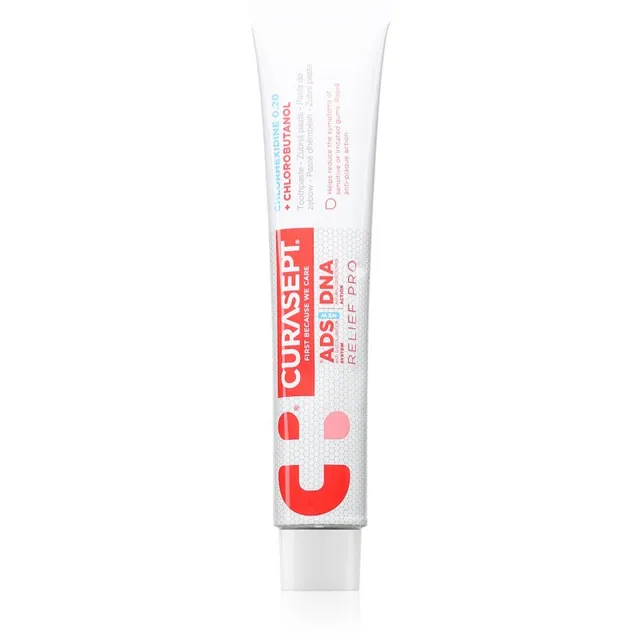 Curasept ADS DNA Relief Pro Geel-hambapasta tundlikele igemetele 75 ml