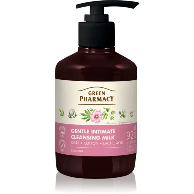 Green Pharmacy Oats & Cotton Piim intiimhügieeniks 370 ml