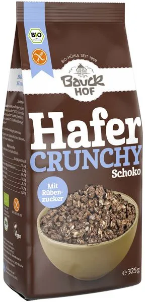 Krõbedad kakaokaerahelbed, ökoloogilised