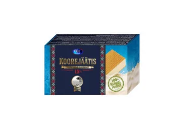 Koorejäätis vanillim.brikett 15%, 80g