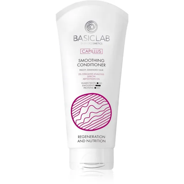 BasicLab Dermocosmetics Capillus Silendav palsam ohjeldamatutele ja käharatele juustele 100 ml