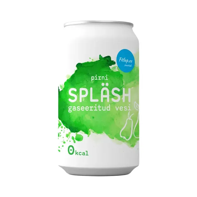 Gaseeritud vesi pirni, SPLÄSH, 330 ml