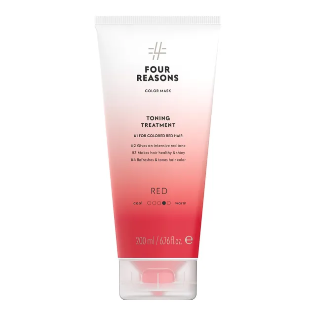 Hooldav ja tooniv juuksemask värvitud juustele Red 200ml