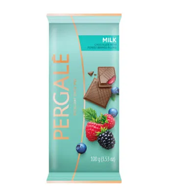 Piimašokolaad metsamarjatäidis. Pergale 100g