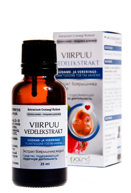 VIIRPUU VEDELEKSTRAKT (CRATAEGI EXTR. FLUIDUM) 25ML (PAIRA)