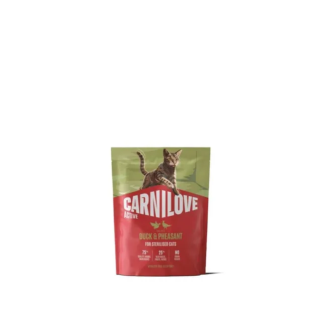 Carnilove Active kassi kuivtoit, part/faasan, 400 g