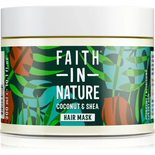 Faith In Nature Coconut & Shea Niisutav mask kuivadeleja kahjustatud juustele 300 ml