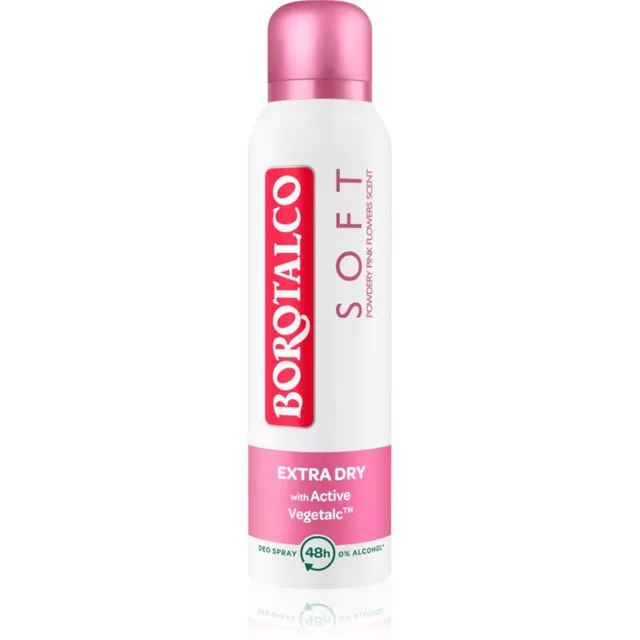 Borotalco Soft Talc & Pink Flower Talc & Pink Flower Pihustatav deodorant ilma alkoholita 150 ml