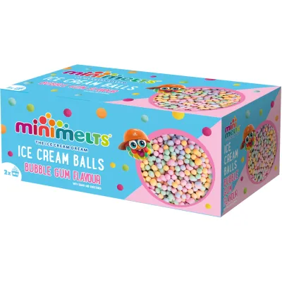 Jäät. Slow Melts Bubble Gum magus. 150ml/100g