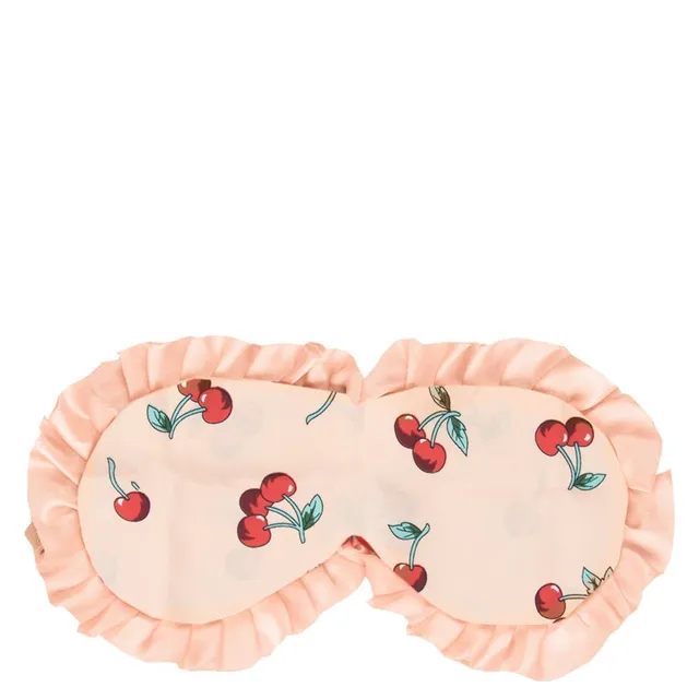 THE VINTAGE COSMETIC Cherry Print Sleep Mask