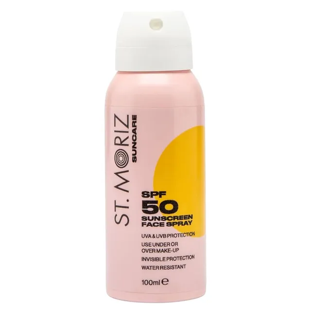 ST. MORIZ Suncare Face Sunscreen Spray SPF50 100ml