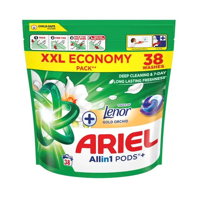 Geelkapslid Gold Orchid, 38 pk, ARIEL, 38 tk