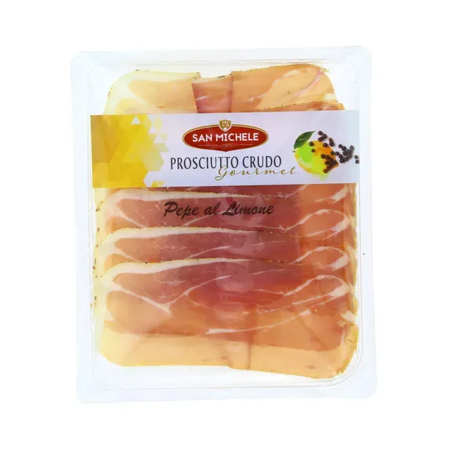 Prosciutto crudo maitsestatud sidruni ja musta pipraga, SAN MICHELE, 90 g