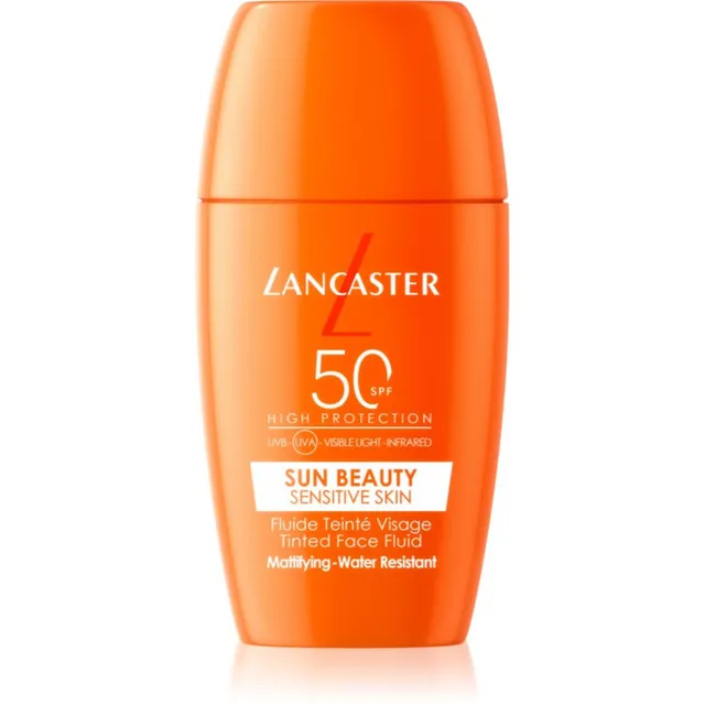 Lancaster Sun Sensitive Tinted Mattifying Fluid Matistav emulsioon veekindel SPF 50 30 ml