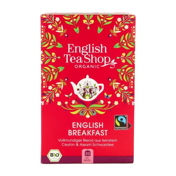 Must tee ENGLISH BREAKFAST, ökoloogiline