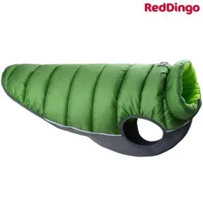 Soe puhvjope koerale, kahtepidi kantav, roheline/laim Puffer Jacket (Red Dingo)