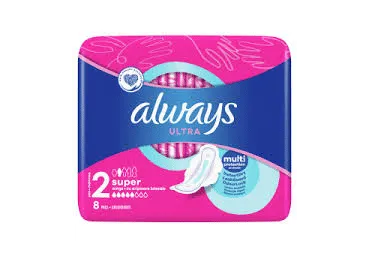 Hügieenisidemed ALWAYS UltraSuper S2 8tk