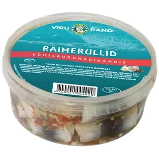 Räimerullid küüslaugumarinaadis, VIRU RAND, 400 g