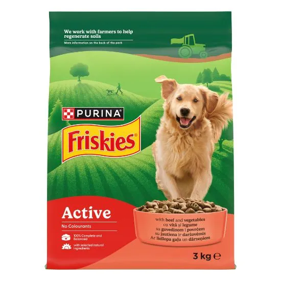 Friskies kuiv koeratoit ACTIVE veis 3kg