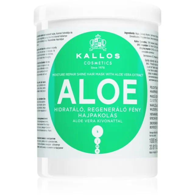 Kallos KJMN Professional Aloe Niisutav mask aloe veraga 1000 ml