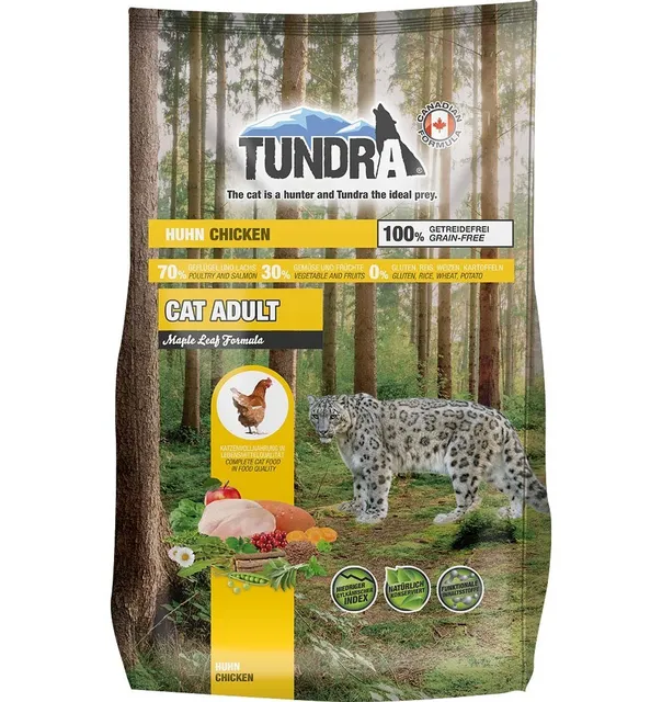TUNDRA kuivtoit kassidele KANALIHAGA, teraviljavaba