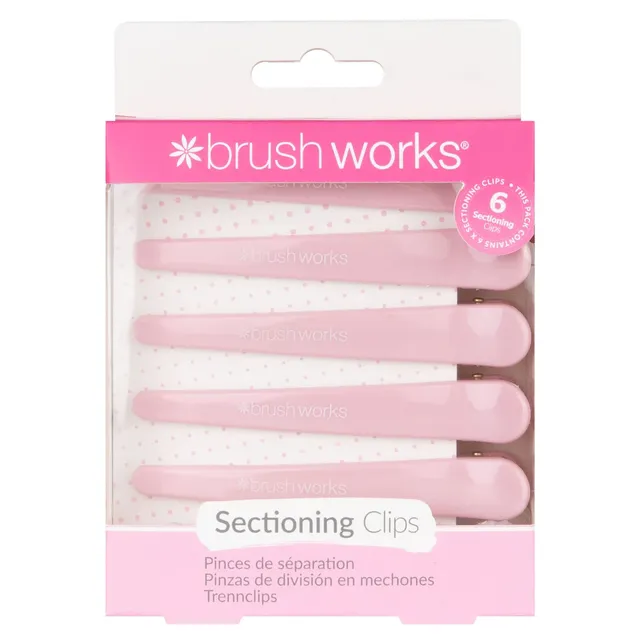 BRUSHWORKS Sectioning Clips 6pcs