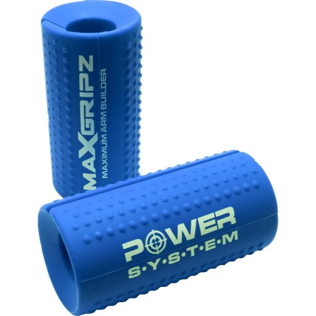 Power System Mx Gripz käepidemed kangiga treenimiseks kangile värv Blue M 2 tk