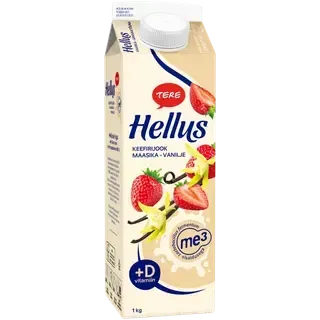 Hellus keefirijook maasika-vanilje, 1 kg