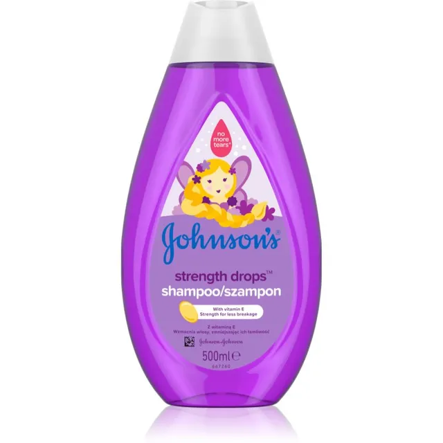 Johnson's® Strenght Drops Energiat andev šampoon lastele 500 ml