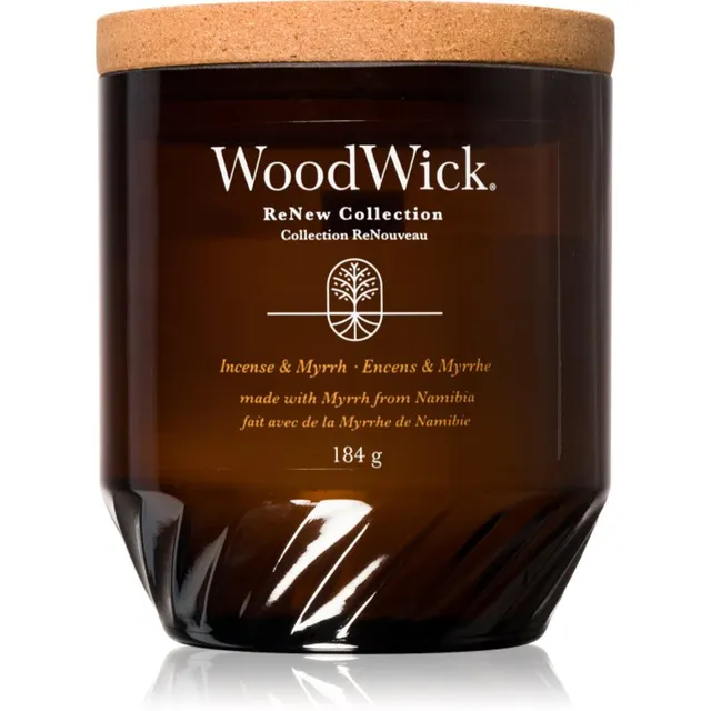 Woodwick Incense & Myrrh lõhnaküünal 184 g