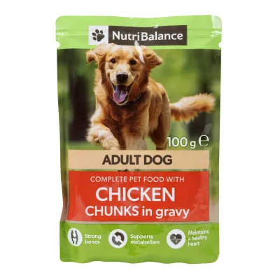 Täissööt koertele Nutribalance kana 100g
