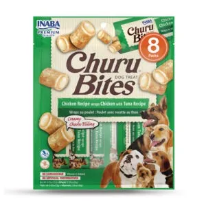 Inaba Churu Bites Kana pehmed ampsud tuunikalaga maiustus koertele