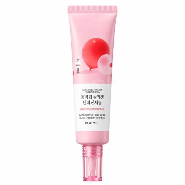 ROUND LAB Camellia Deep Collagen Firming Sun Serum SPF50 50ml