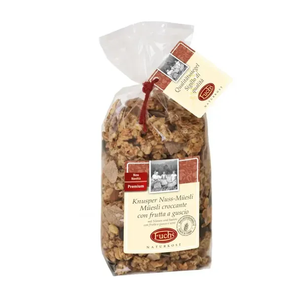 Krõmpsuvad helbed seemnete ja pähklitega KNUSPER NUSS-MUESLI