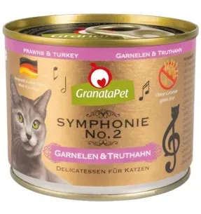 Symphonie No. 2 KREVETTIDE JA KALKUNILIHAGA TERAVILJAVABA delikatesskonserv kassidele NATURAALSES ŽELEES