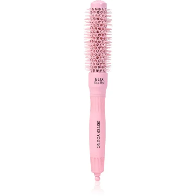 Sister Young ELIX Round Brush Cera Heat Pink Ümmargune juuksehari 25mm 1 tk