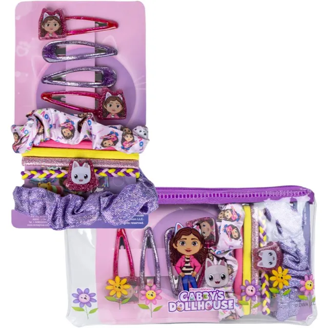 Gabby's Dollhouse Beauty Set Accessories juukseaksessuaaride komplekt lastele