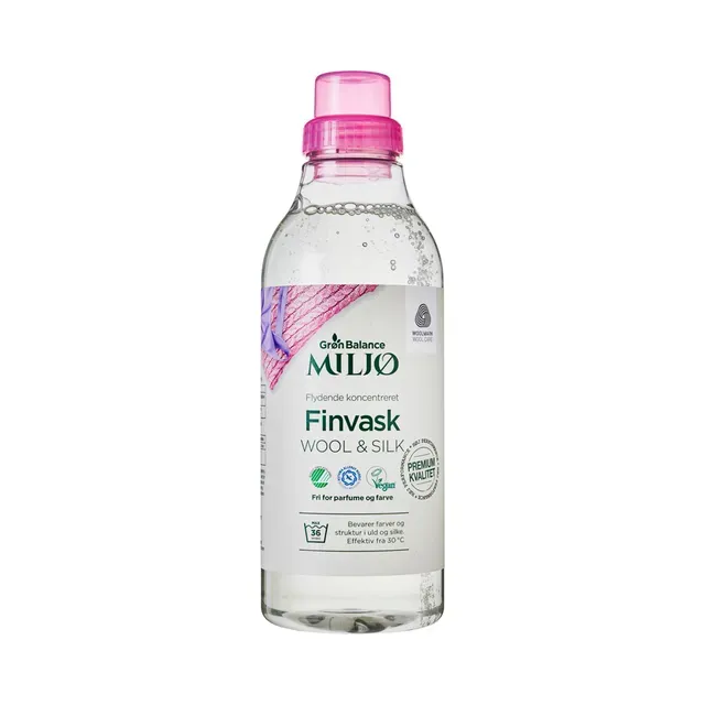 Pesugeel õrn, vill ja siid, GRØN BALANCE, 900 ml