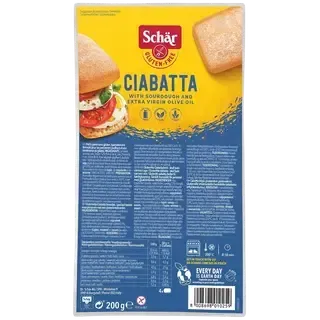 Schär Ciabatta Eelküpsetatud, Gluteenita 200 G