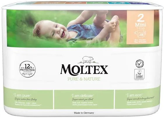 Mähkmed beebidele MINI (3-6 kg), ökoloogilised