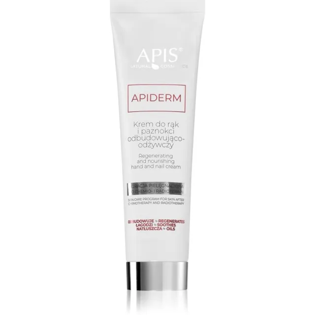 Apis Natural Cosmetics Apiderm Krém Käte- ja küüntekreem pärast keemia- ja kiirgusravi 100 ml