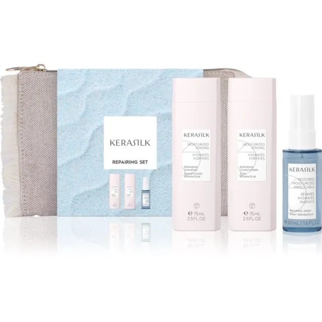 KERASILK Essentials Repairing Set Reisikomplekt kuivadeleja kahjustatud juustele