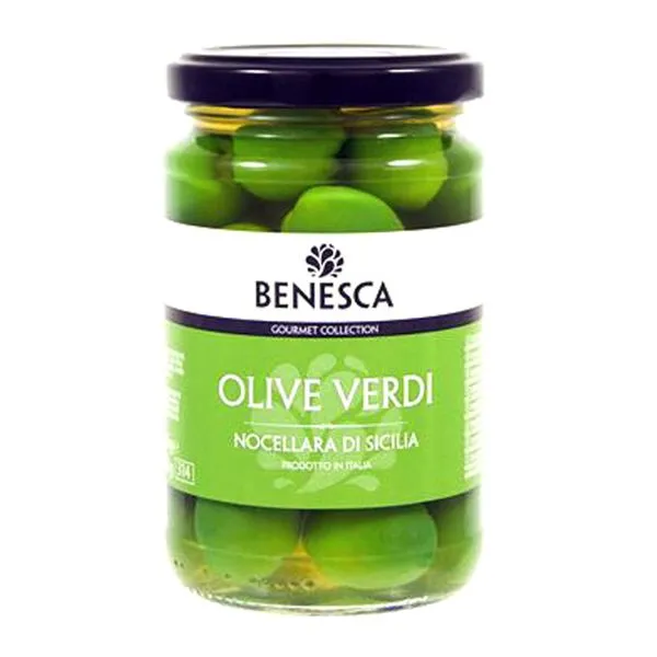 Rohelised oliivid kividega 170g Itaalia
